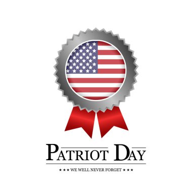 Vatansever gün beyaz arka plan üzerinde oturum