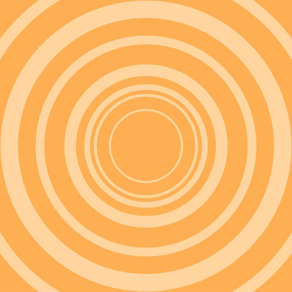 Círculo sobre fondo naranja. Contexto — Vector de stock