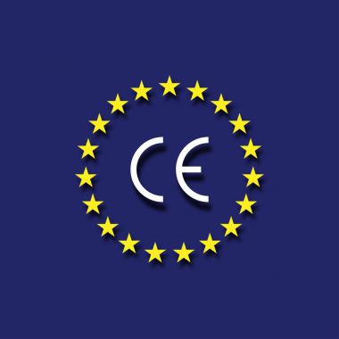 Vektör Ce işareti, bayrak Europe vektör Ce sembolü