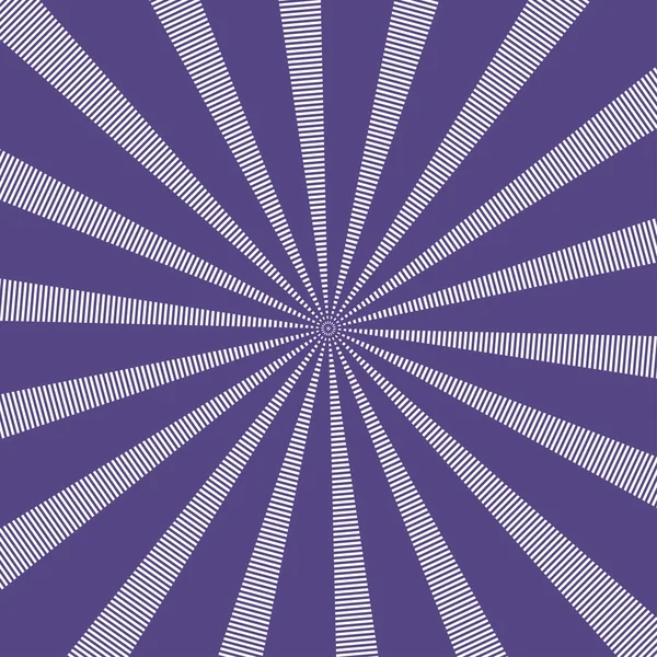 Popular vector de los rayos del sol de fondo de color ultravioleta. Patrón Sunburst. Color popular 2018 año ultra violeta. Fondo vectorial — Archivo Imágenes Vectoriales