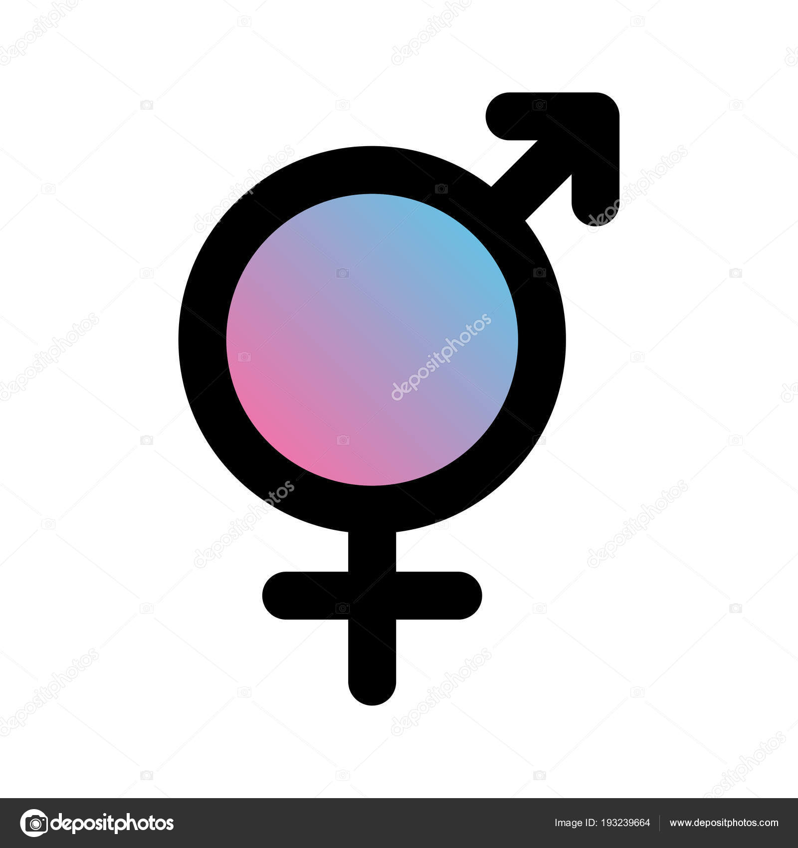 Ícones sexuais sinais masculinos e femininos símbolos de género free