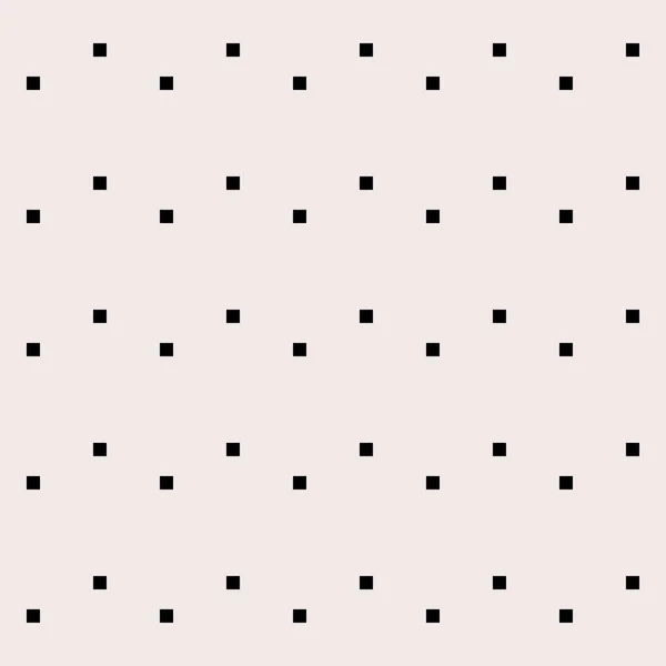 Ilustración geométrica. Cuadrados negros sobre fondo gris. Fondo de patrón sin costura abstracto — Vector de stock