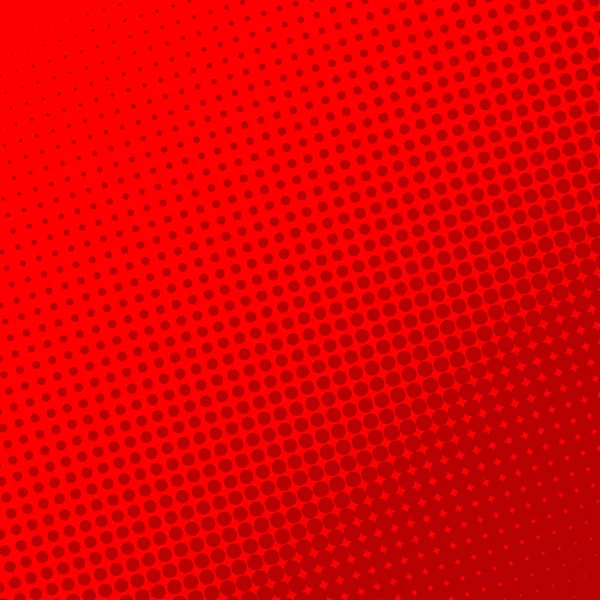 Röd retro serietidning sidbakgrund. Halvton effekt — Stock vektor