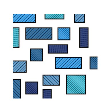 Farklı şekillerde soyut bir arkaplan. Basit Soyut arka plan