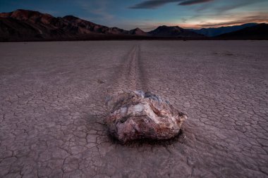 The Racetrack Playa, or The Racetrack, is a scenic dry lake feat clipart