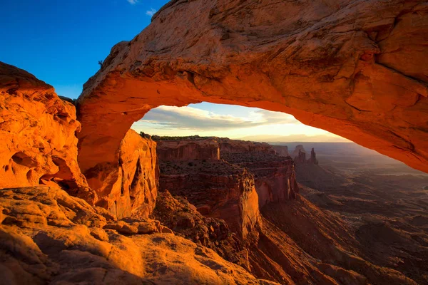 Mesa Arch in Canyonlands National Park near Moab, Utah, USA — Stock Photo, Image