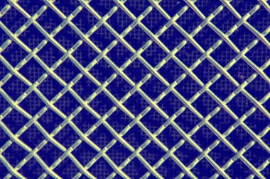 Siyah arkaplanda metal ızgara