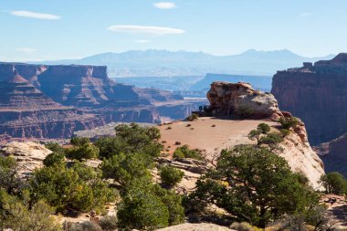 Shafer Kanyon Overlook Canyonlands Milli Parkı'nda