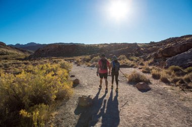 yürüyüşçüler arches national Park Utah, ABD