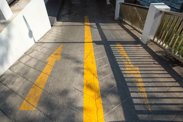 Ramp way for support wheelchair disabled people — Stock Photo, Image