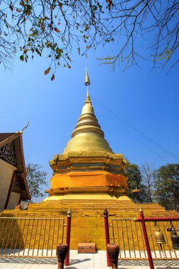 Golden Pagoda Kuzey Tayland Tayland tapınak