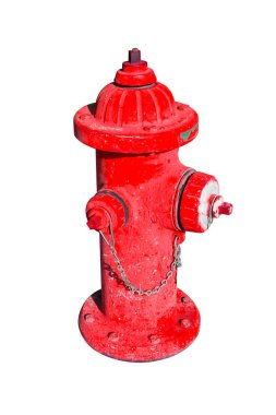 Kırmızı yangın musluğu 