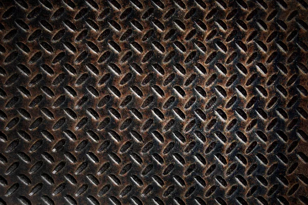 Patrón de textura de metal diamante envejecido utilizado como fondo abstracto — Foto de Stock