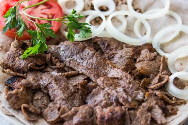 Türk Hünkar bir lavaş Tarih / Shawarma et