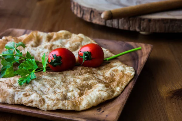 Turkish Cig Borek / Tatar Pie with minced meat. — Stock Photo, Image