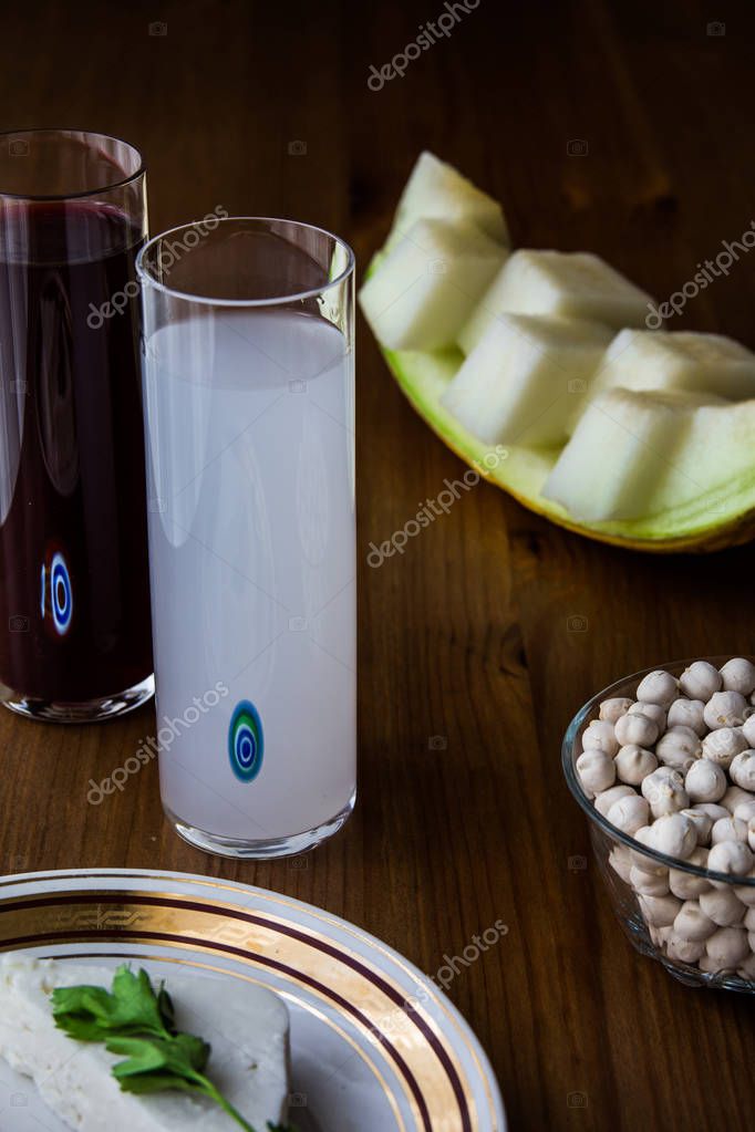 Bebida Turca Raki con Salgam / Agua de nabo y garbanzo blanco 2023