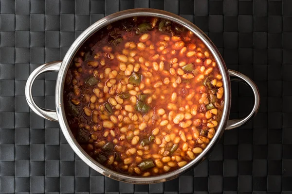 Turkish Kuru Fasulye / Baked Beans in pot