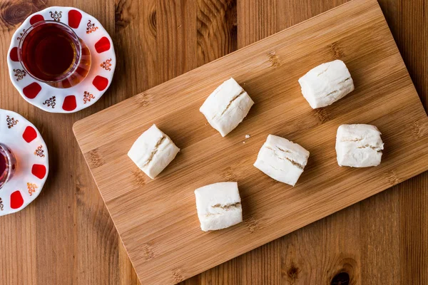 Biscuits sablés turcs au thé / Un Kurabiyesi — Photo