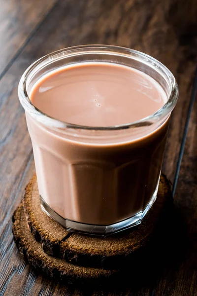 Vaso de leche de chocolate — Foto de Stock