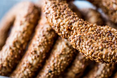 Türk simit Kandil simiti (pasta yığını)