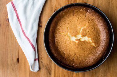Ev yapımı New York Cheesecake kek kalıp