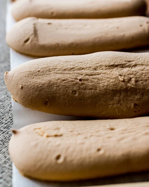 Ladyfinger or Savayer Cookies / Biscuits. — Stock Photo, Image