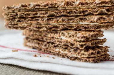 Crispbread peynir ve susam (ücretsiz gluten)