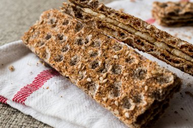Crispbread peynir ve susam (ücretsiz gluten)