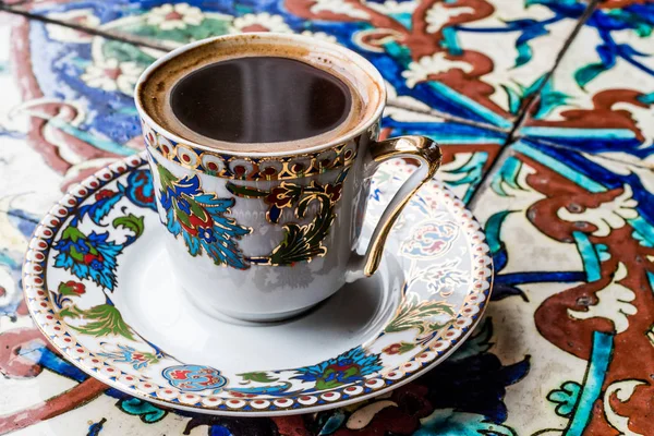 Café turco em xícara de otomano — Fotografia de Stock
