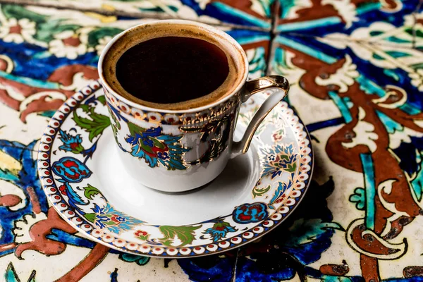 Café turco em xícara de otomano — Fotografia de Stock
