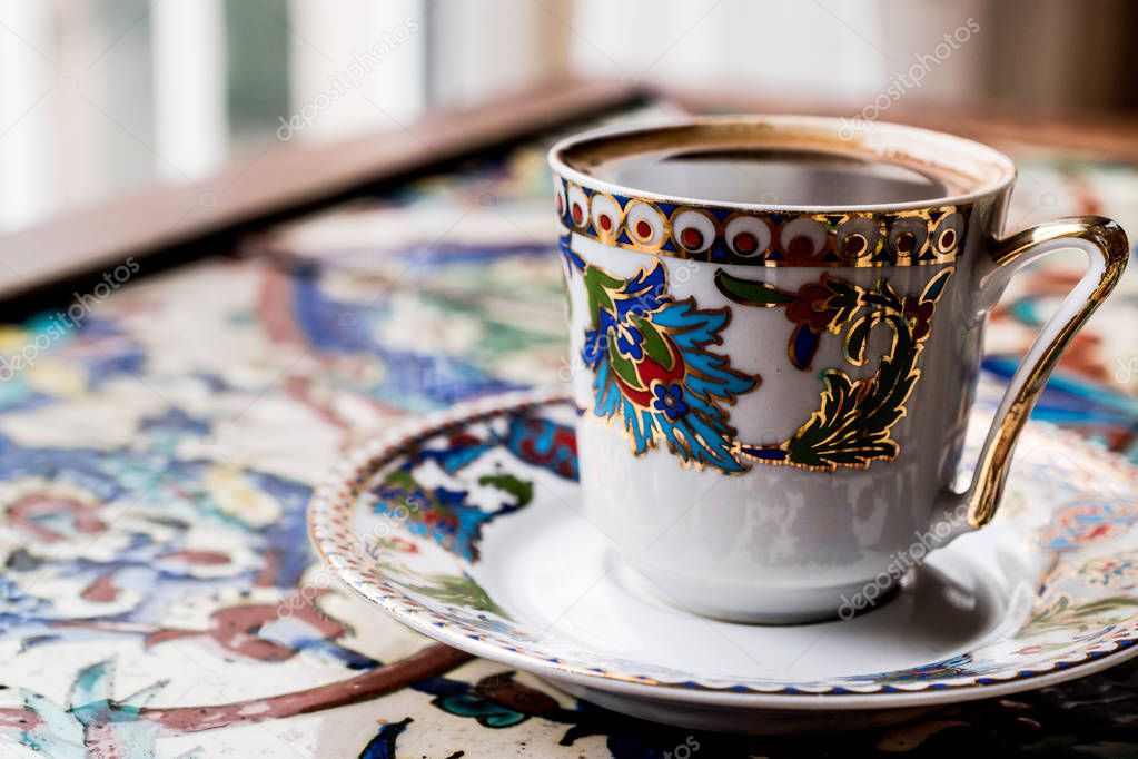 Turkish Coffee in ottoman cup