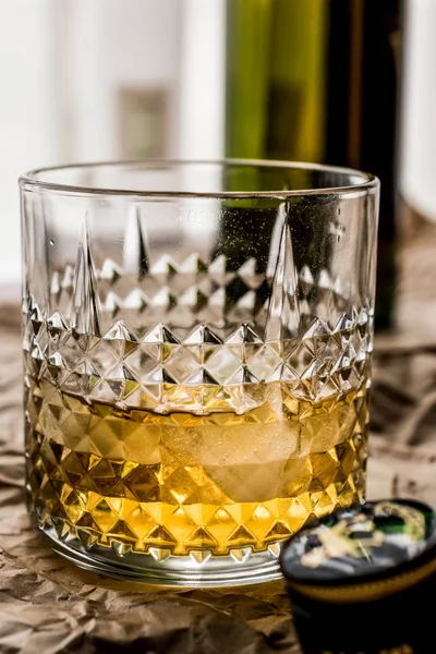 Виски из хрусталя — стоковое фото