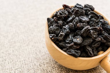 Organik Kuru Kuru üzüm veya ahşap Kepçe üzüm.