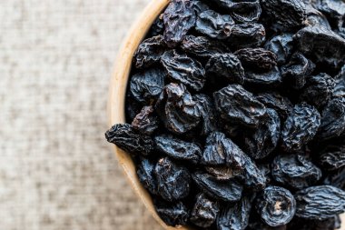 Organik Kuru Kuru üzüm veya ahşap Kepçe üzüm.