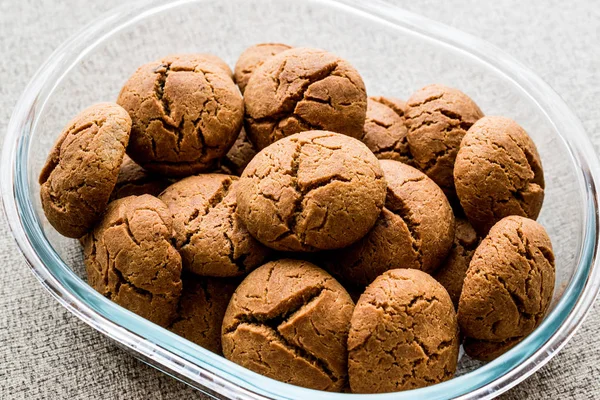 Os cookies são feitos por Siyez Farinha (Triticum monococcum ). — Fotografia de Stock