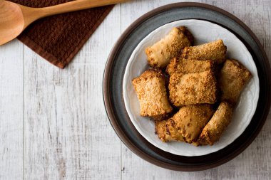 Tahini ve Susam ve Tahinli Corek 'li hamur işleri