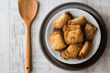 Tahini ve Susam ve Tahinli Corek 'li hamur işleri
