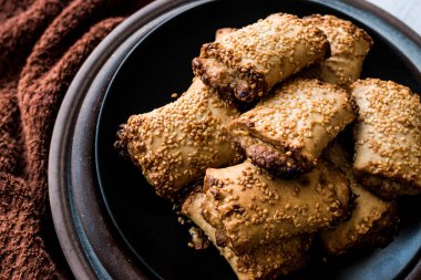 Tahini ve Susam ve Tahinli Corek 'li hamur işleri