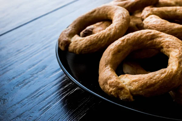 Turkish Bakery Gevrek Galeta Halka — стокове фото