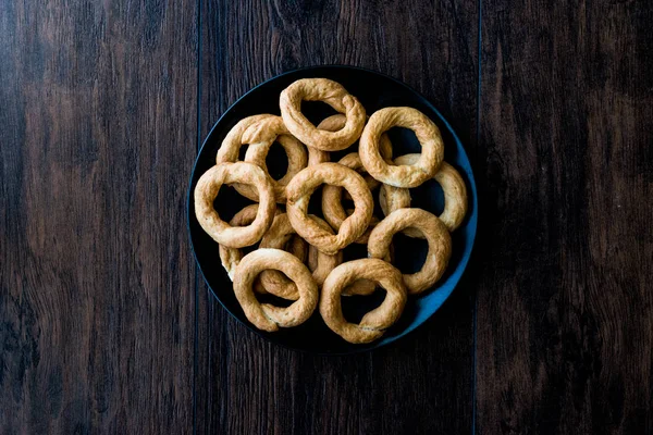 Turkish Bakery Gevrek Galeta Halka — Stock fotografie