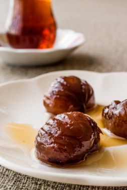 Türk KESTANELİ tatlı çay / Bursanın sekeri.