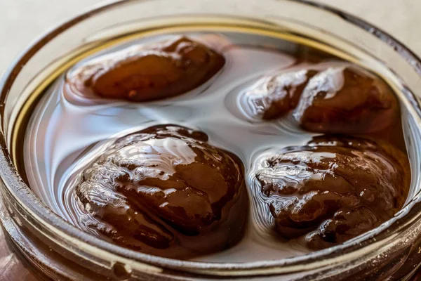 Dessert alla castagna turca in barattolo / Kestane Sekeri — Foto Stock