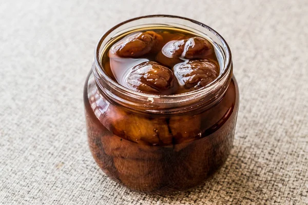 Türk KESTANELİ tatlı kavanoz / Bursanın Sekeri