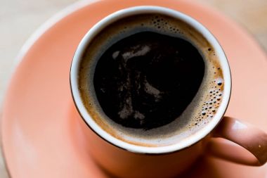 Türk kahvesi görünümü kapatın