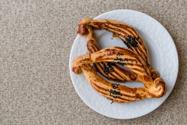 Türk tuzlu pasta katalo siyah kimyon ile