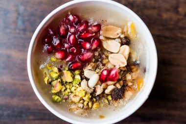 Türk geleneksel tatlı Aşure (Noah'ın puding)