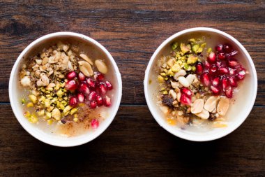 Türk geleneksel tatlı Aşure (Noah'ın puding)