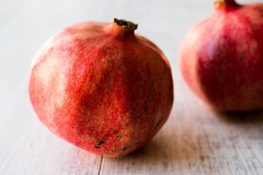 Olgun Pomegranare makro görünümü. 