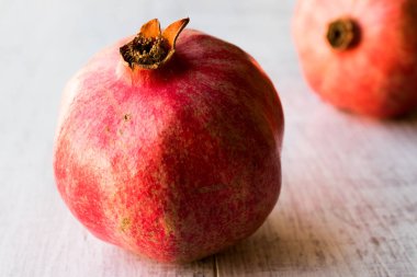 Olgun Pomegranare makro görünümü. 