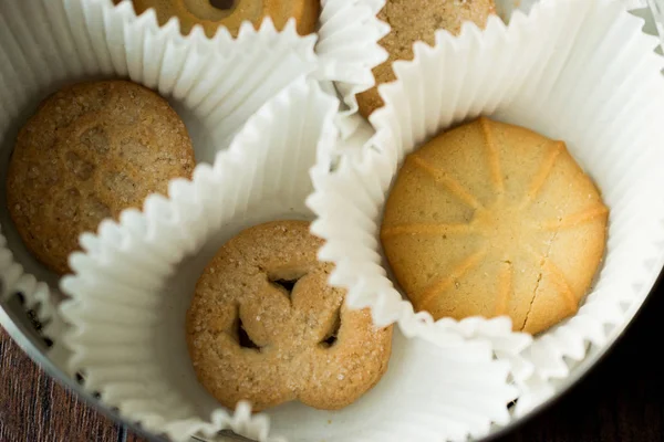 Danish Butter Cookies Box — Stock Photo, Image